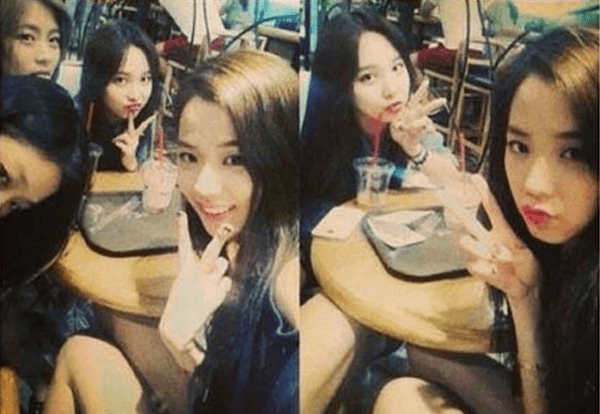 Traine Jisoo w/ Nayeon, Tzuyu, Jennie