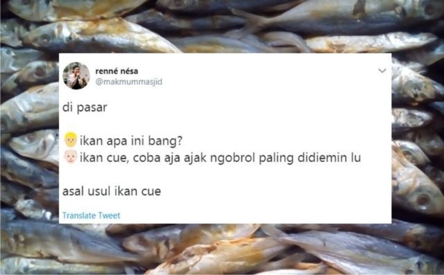 12+ Sejarah Asal Usul Nama Ikan Versi Warganet Twitter. Orang Awam mah Pasti Nggak Pernah Kepikiran!