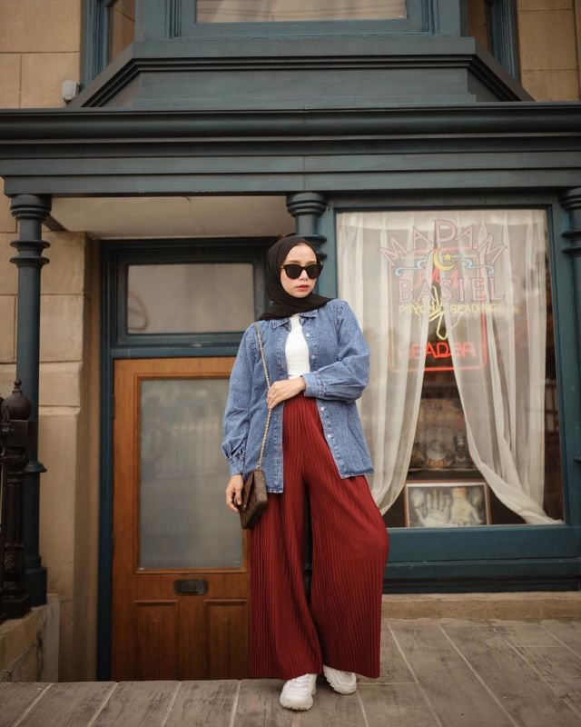 11+ OOTD Kece dengan Manset untukmu yang Berhijab. Lengan Tertutup, Gaya Makin Memikat