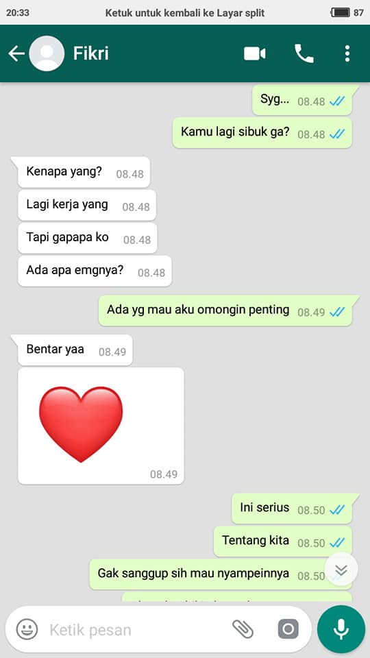 Terlanjur Sayang, Cowok ini Syok Setelah Tahu 'Pacar Online'-nya adalah Hode. Lucu, Tapi Sedih Juga!