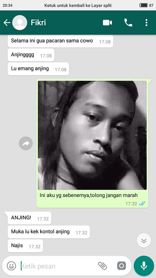 Terlanjur Sayang, Cowok ini Syok Setelah Tahu 'Pacar Online'-nya adalah Hode. Lucu, Tapi Sedih Juga!