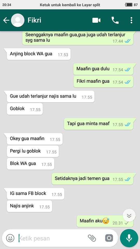 Terlanjur Sayang, Cowok ini Syok Setelah Tahu 'Pacar Online'-nya adalah Hode. Lucu, Tapi Sedih Juga!