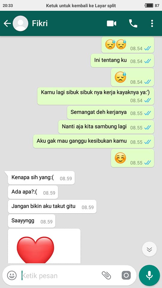 Terlanjur Sayang, Cowok ini Syok Setelah Tahu 'Pacar Online'-nya adalah Hode. Lucu, Tapi Sedih Juga!