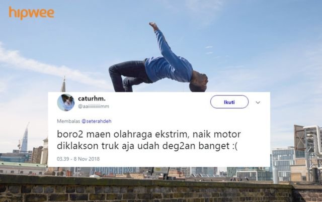 Jadi ini Alasan Kenapa Milenial Nggak Suka Olahraga Ekstrem? Ada yang Lebih Bikin Deg-Degan sih~ :D