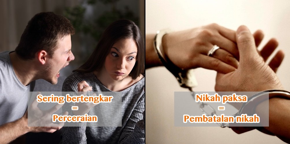 Perceraian dan Pembatalan Nikah Itu Beda Kasus. Pahami 5 Penjelasannya Ini Biar Nggak Salah Langkah