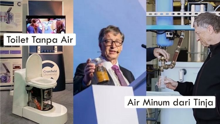 Bill Gates dan Obsesinya Sulap Kotoran Manusia Jadi Air Bersih. Ia Percaya Ini Bisa Selamatkan Dunia