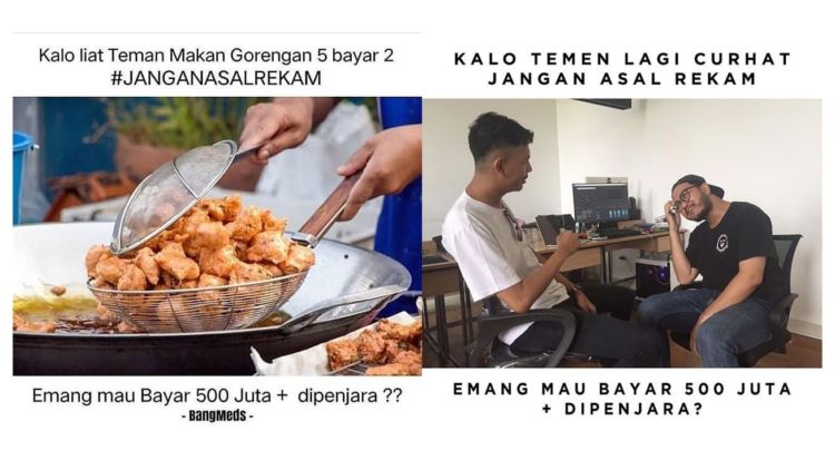 Warganet Ingatkan 16 Hal ini Kalau Kamu Nggak Pengen Dipenjara 6 Bulan dan Denda 500 Juta. Bahaya~