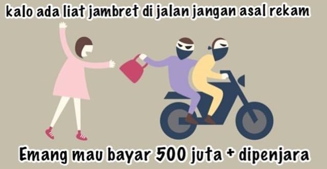 Warganet Ingatkan 16 Hal ini Kalau Kamu Nggak Pengen Dipenjara 6 Bulan dan Denda 500 Juta. Bahaya~