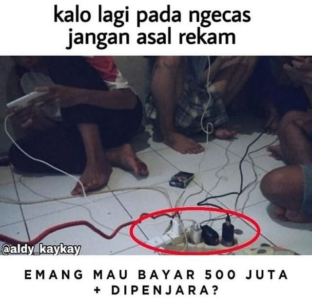 Warganet Ingatkan 16 Hal ini Kalau Kamu Nggak Pengen Dipenjara 6 Bulan dan Denda 500 Juta. Bahaya~