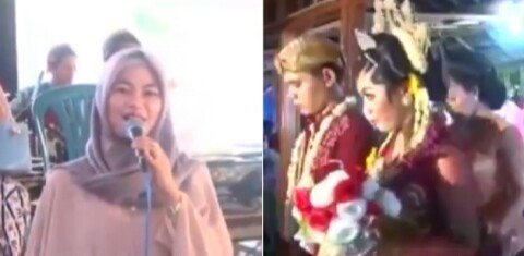 Menyumbangkan lagu special di pesta pernikahan mantan