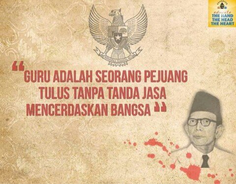 Guru pejuang tanpa tanda jasa