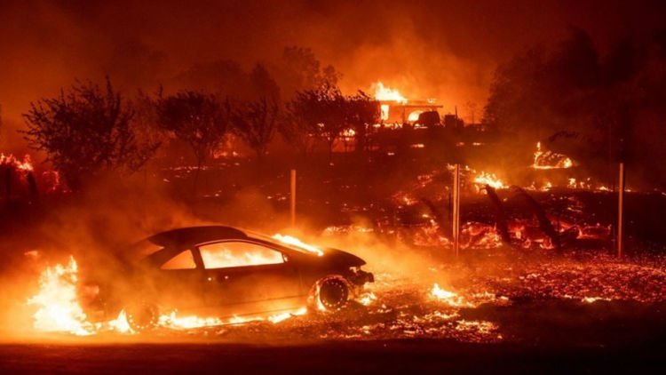 11+ Potret Mengerikan Kebakaran Hutan di California. Rumah Mewah Seleb Hollywood Banyak yang Kena!