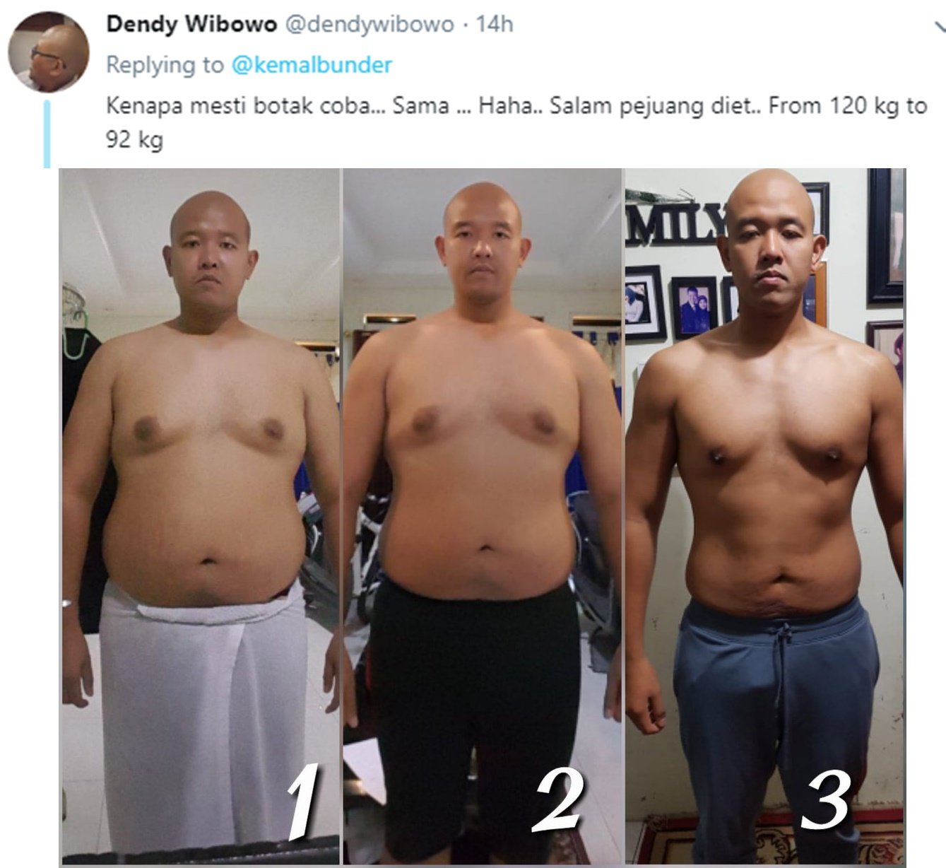 Diet Bagi Cowok Itu Nggak Mustahil. 10 Orang Ini Berbagi Tips dan Foto Sebelum & Sesudah Berhasil