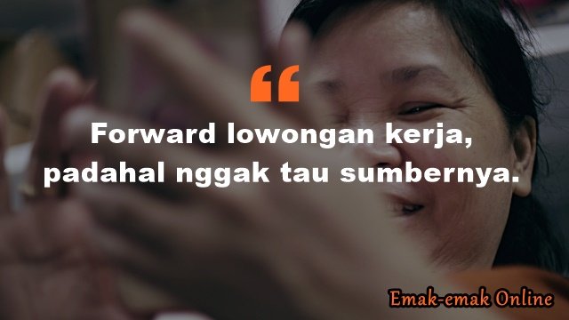 10 Kelakuan Lucu Emak-Emak di Dunia Maya. Kocak sih, Tapi Kalau Ketawa Jadinya Nggak Sopan :(