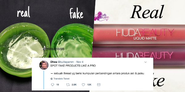 Akun Twitter Ini Bagikan 14+ Produk Kosmetik Populer yang Dicurigai Palsu. Adakah Juga di Sini Produk Favoritmu?