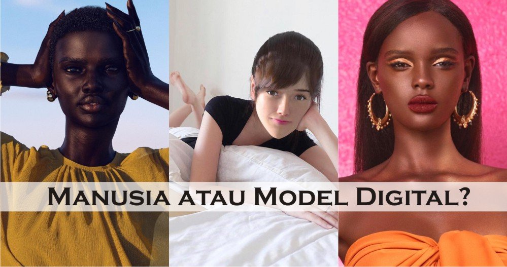 Model Digital Makin Banyak. Pantas Saja Warganet Mencurigai Thalasya sebagai Salah Satunya~