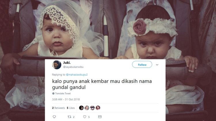 15 Rekomendasi Nama “Nggak Biasa” buat Anak Kembar dari Warganet yang Kreatif. Yuk, Dipilih, Dipilih~