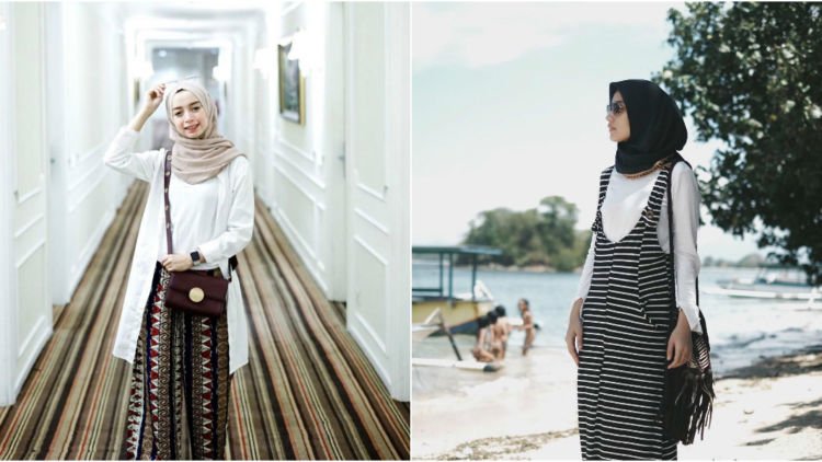 10 Gaya Hijab Pakai Kaus Putih dan Outer. Nyaman Dikenakan tanpa Takut Menerawang