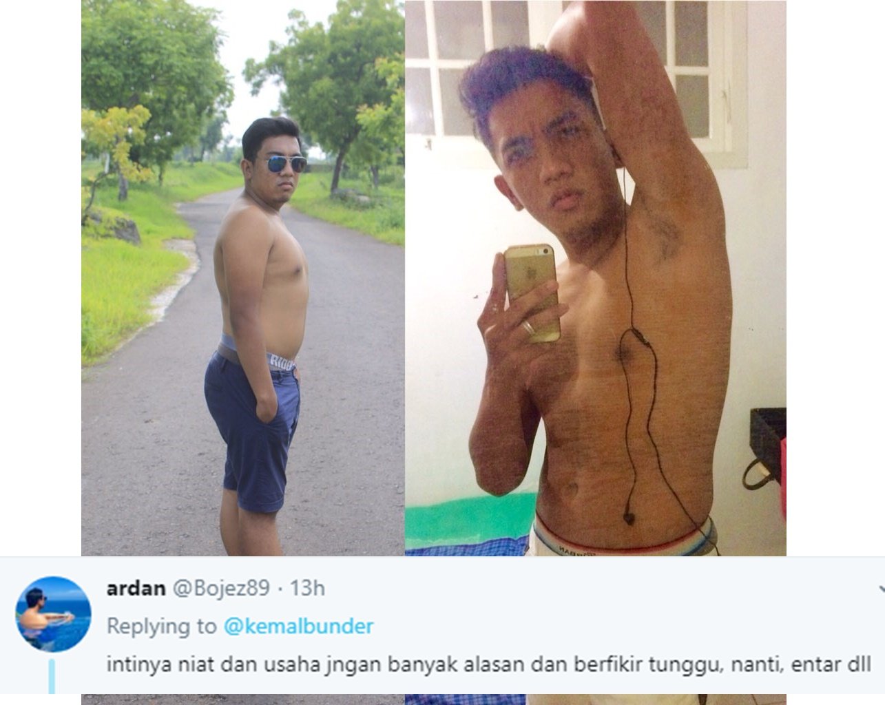 Diet Bagi Cowok Itu Nggak Mustahil. 10 Orang Ini Berbagi Tips dan Foto Sebelum & Sesudah Berhasil