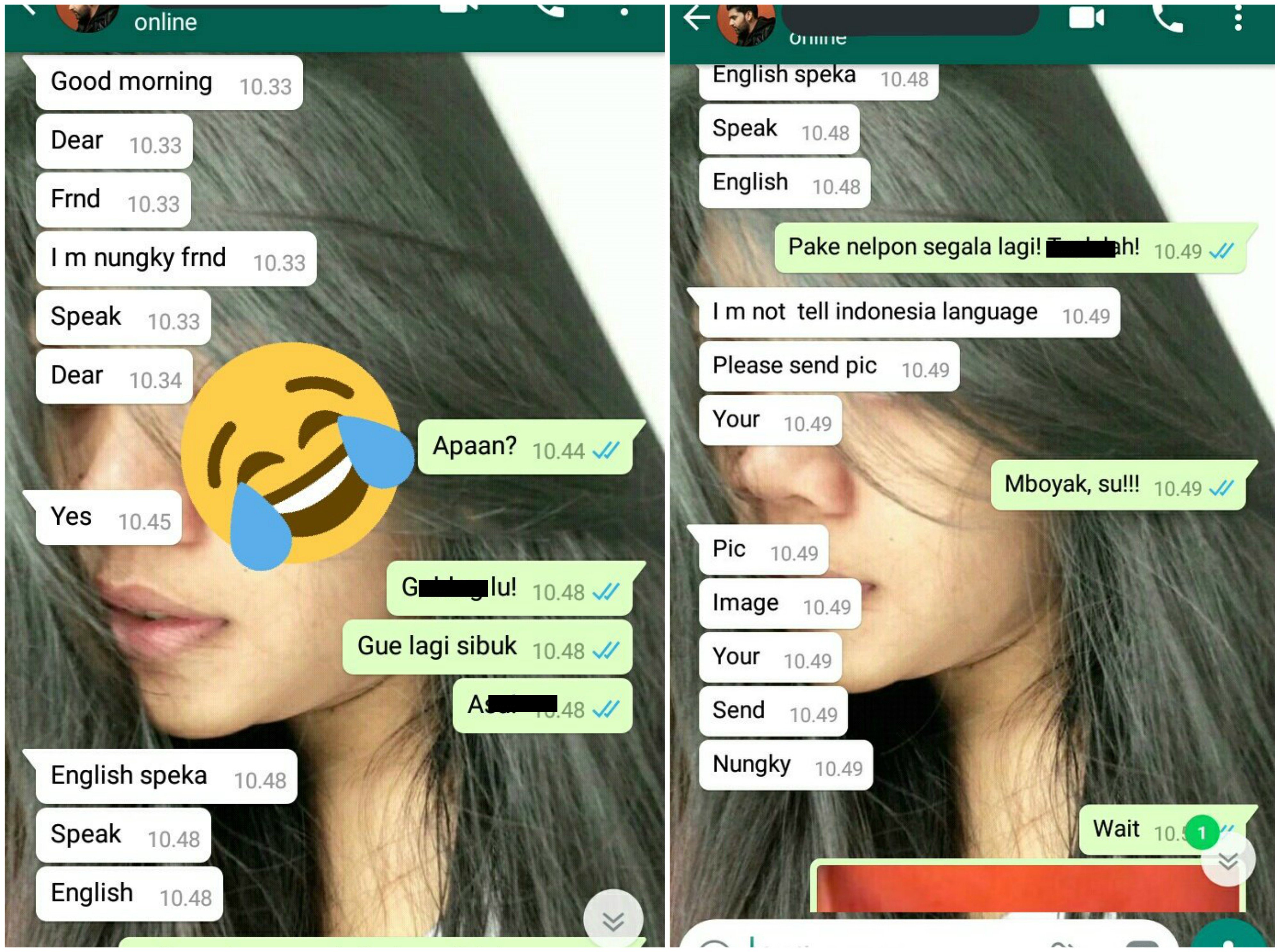 Tiba-tiba Dichat Bule dan Dimintai Foto Seksi, Warganet ini Malah Ngerjain Balik. Gini dong, Lawan!