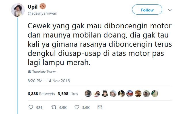 15 Hal ini Cuma Dirasain Cewek yang Mau Boncengan Motor. Yang Maunya Naik Mobil, Yakin Nggak Iri?