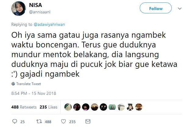 15 Hal ini Cuma Dirasain Cewek yang Mau Boncengan Motor. Yang Maunya Naik Mobil, Yakin Nggak Iri?