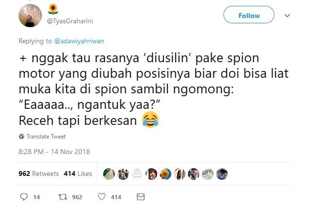 15 Hal ini Cuma Dirasain Cewek yang Mau Boncengan Motor. Yang Maunya Naik Mobil, Yakin Nggak Iri?