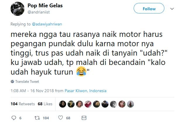 15 Hal ini Cuma Dirasain Cewek yang Mau Boncengan Motor. Yang Maunya Naik Mobil, Yakin Nggak Iri?