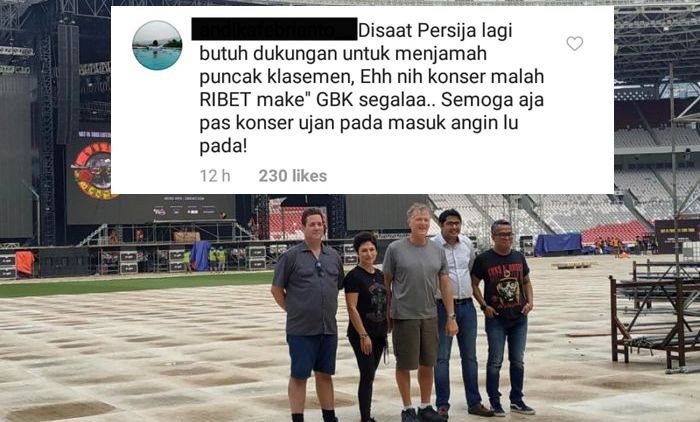 Jelang Konser Guns N’ Roses, Beberapa Warganet Protes Karena Lokasinya di SUGBK. Lalu, Mau di Mana?