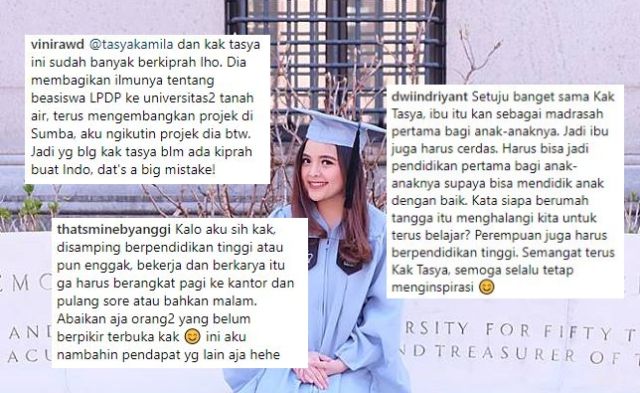 Begini Cara Tasya Kamila Jawab Pertanyaan Soal Jadi Ibu Berpendidikan Tinggi. Makanya Jangan Sok Tahu~