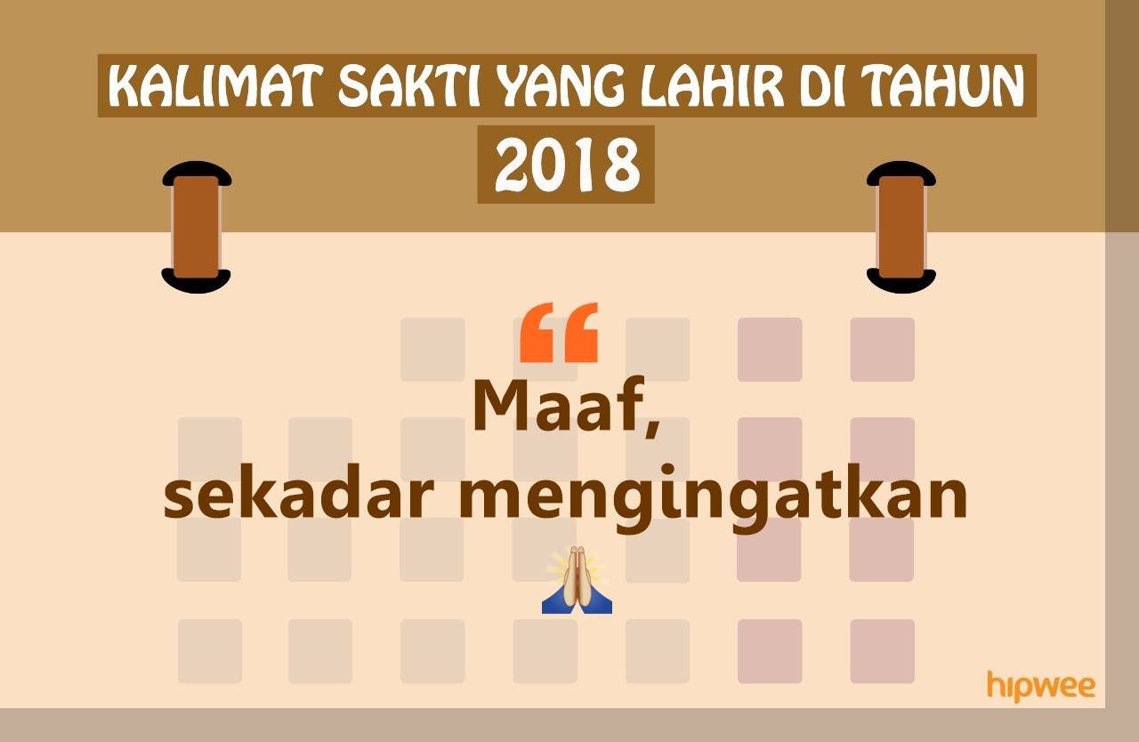 12 Kalimat Paling Kerad Sepanjang Tahun 2018. Senjata Warganet Kalau Nulis di Kolom Komentar nih!