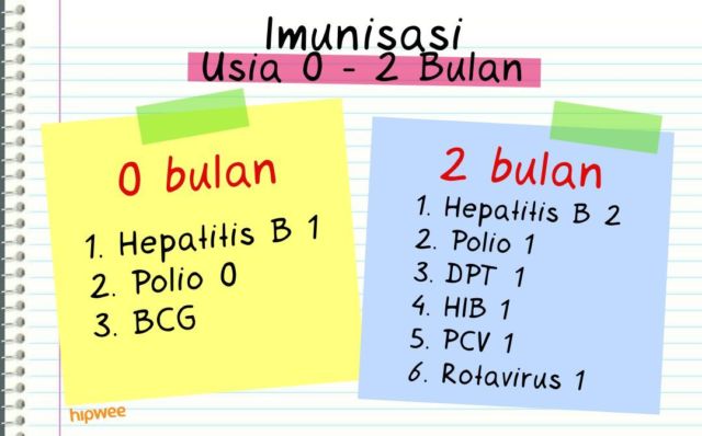 Daftar Imunisasi Anak Lengkap dengan Kalendernya. Calon Orangtua, Wajib Baca!