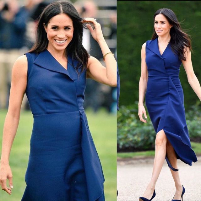 Deretan Outfit Meghan Markle Selagi Hamil Muda. Gemas Deh Kelihatan Baby Bump-nya