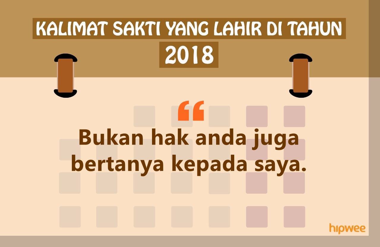 12 Kalimat Paling Kerad Sepanjang Tahun 2018. Senjata Warganet Kalau Nulis di Kolom Komentar nih!