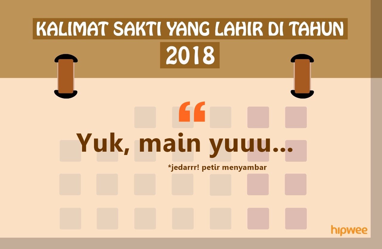 12 Kalimat Paling Kerad Sepanjang Tahun 2018. Senjata Warganet Kalau Nulis di Kolom Komentar nih!