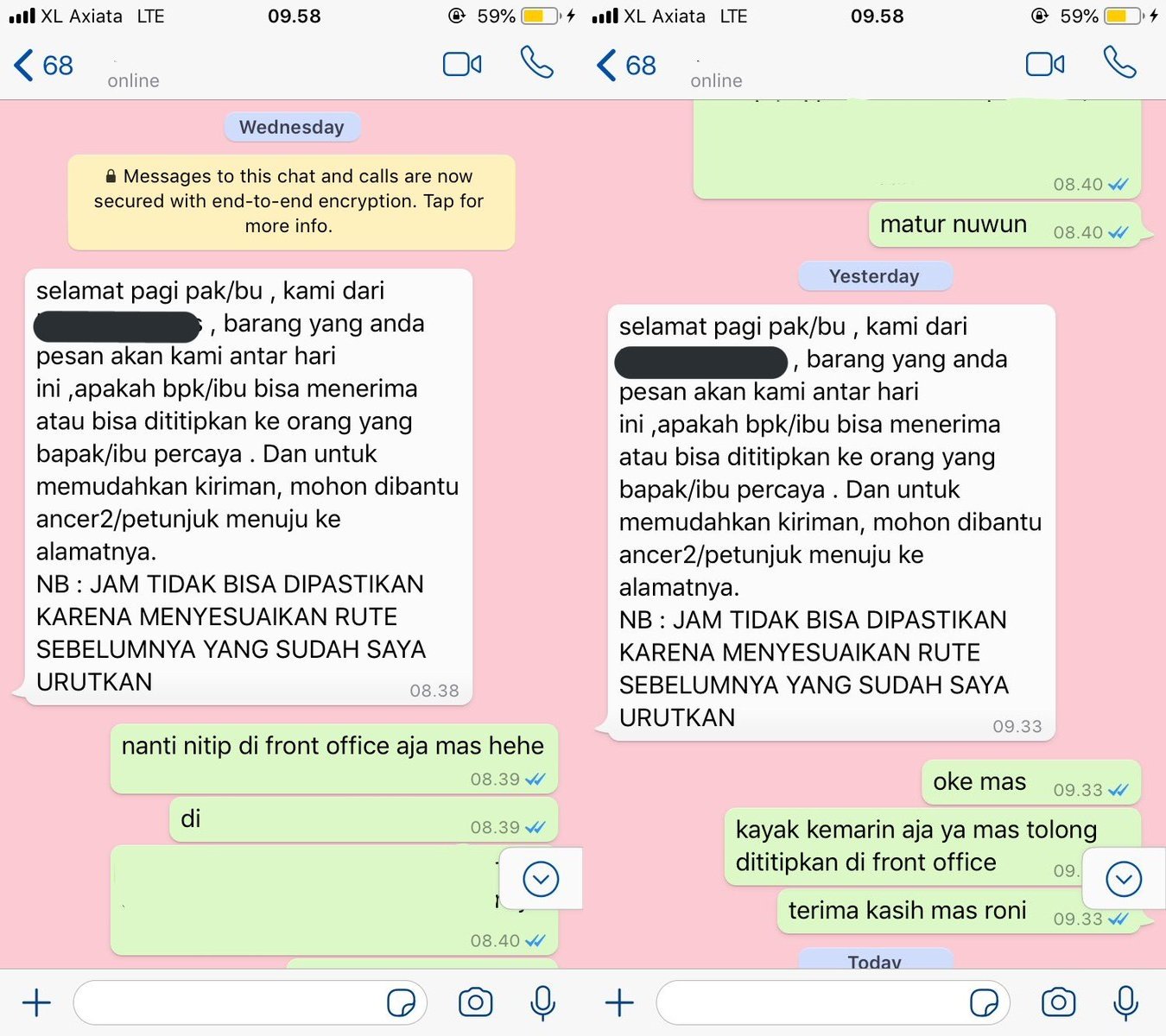 Niat Hati Ngucapin Makasih dengan Ramah, Cewek ini Malah Disleding Istri Kurir Pengirim Barang. Duh~