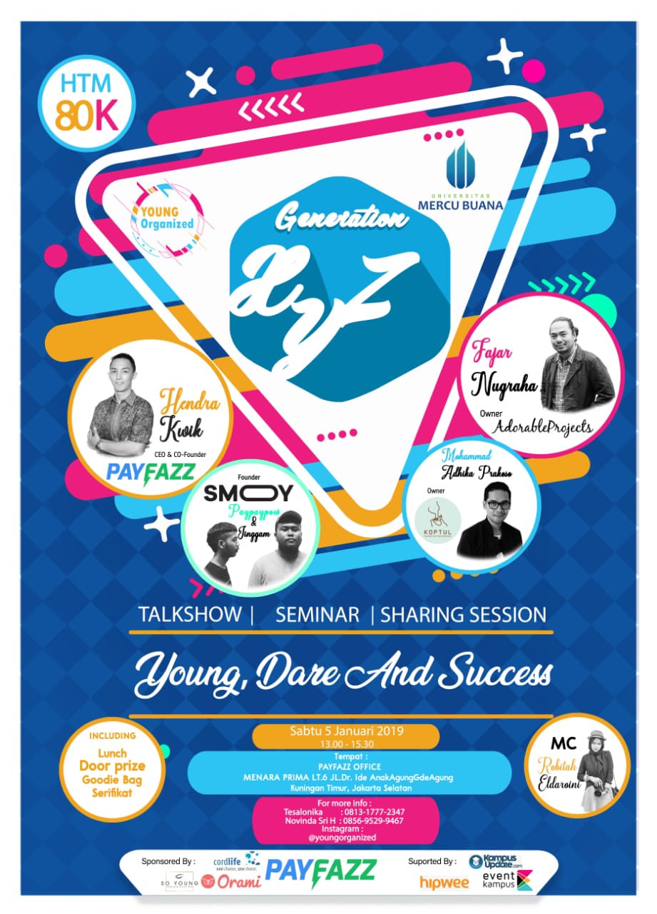 Inspiratif Banget! XYZ GENERATIONS; Young, Dare and Success