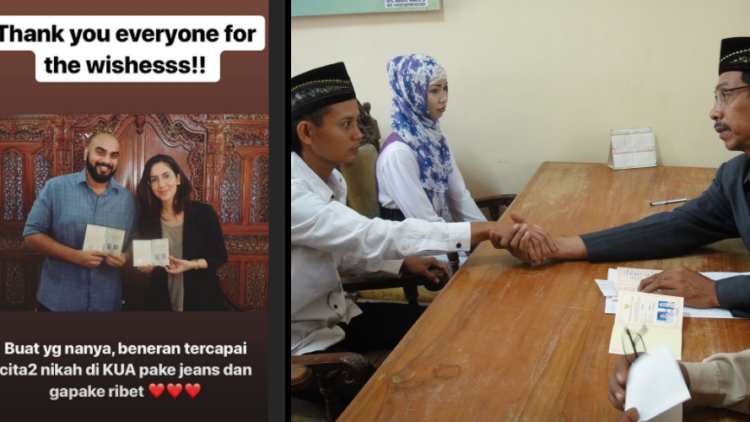 Nikah Itu Murah, yang Mahal Gengsinya. Suhay Salim Saja Pakai Jeans Pas Ijab Kabul di KUA