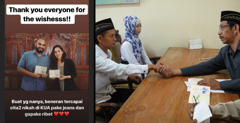 Nikah Itu Murah, yang Mahal Gengsinya. Suhay Salim Saja Pakai Jeans Pas Ijab Kabul di KUA