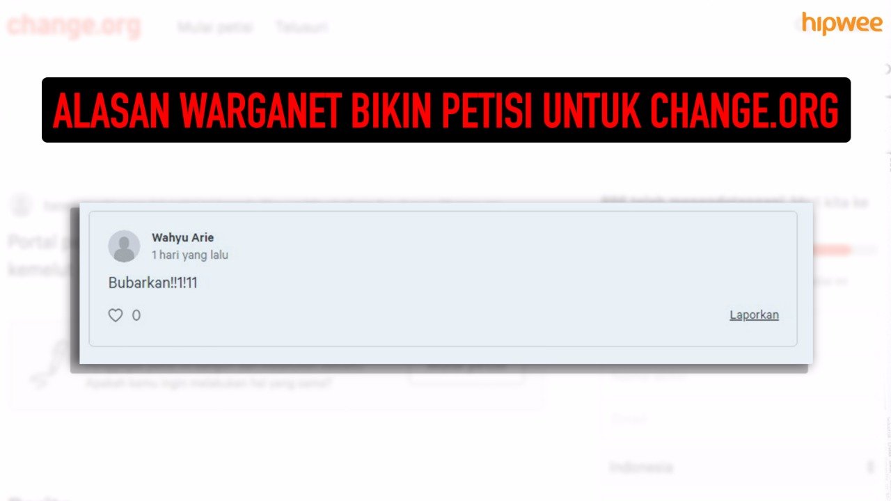 Muncul Petisi Online buat Bubarkan Situs Petisinya, Warganet Punya Beragam Alasan untuk Tanda Tangan