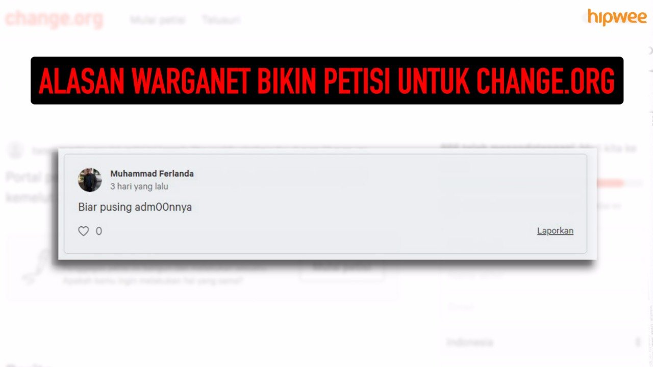 Muncul Petisi Online buat Bubarkan Situs Petisinya, Warganet Punya Beragam Alasan untuk Tanda Tangan