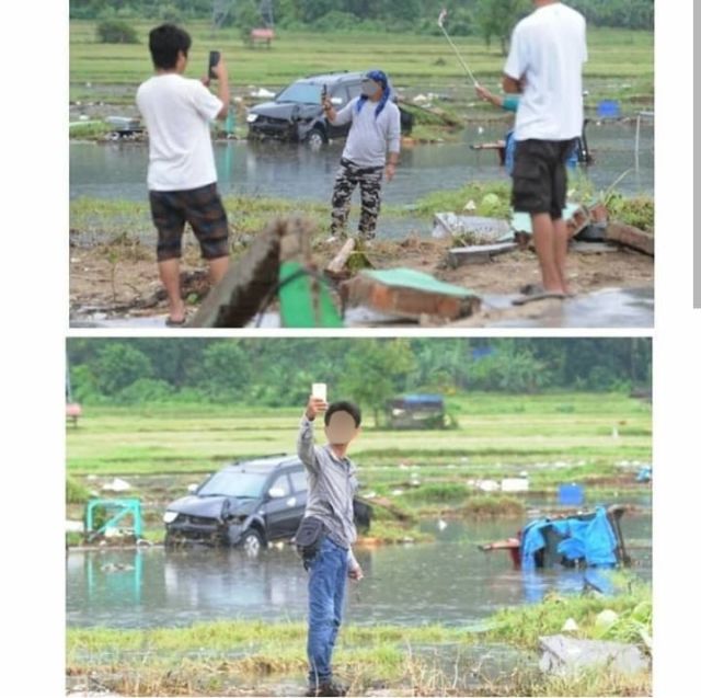 Mau Liput Bencana, Media Asing Ini Justru Kaget Lokasi Tsunami di Banten Jadi Spot Selfie Dadakan