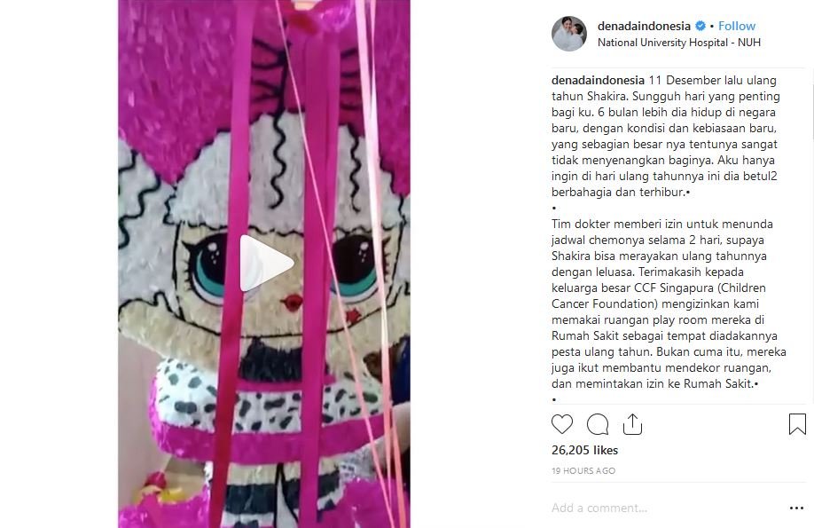 Demi Wujudkan Impian sang Anak, Denada Rela Diam-Diam Jadi Badut di Perayaan Ultah Shakira. Terharu~