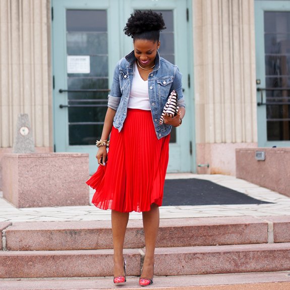 midi skirt