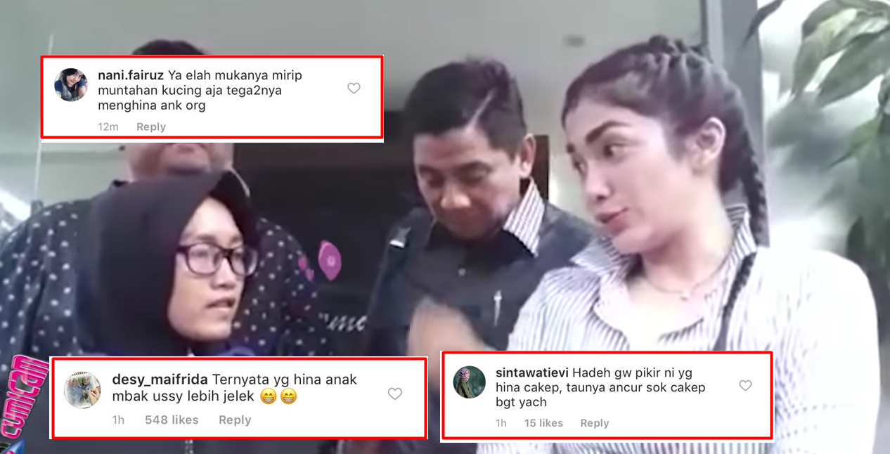 Muncul di Media, Perundung Anak Ussy Kena Bully Habis-Habisan oleh Warganet. Lah, Sama Aja dong?