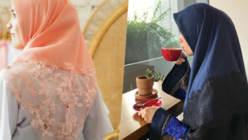 10 Ide Variasi Hijab Brokat Ciamik Buat Kondangan. Manisnya~