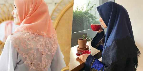 10 Ide Variasi Hijab Brokat Ciamik Buat Kondangan. Manisnya~