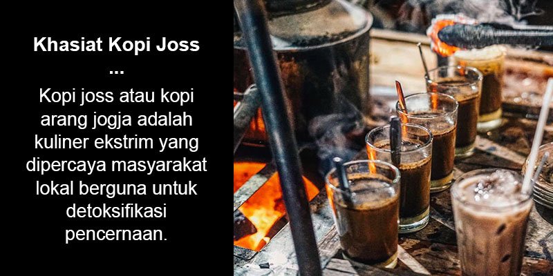 5 Angkringan di Yogjakarta yang Menjual Kopi Joss