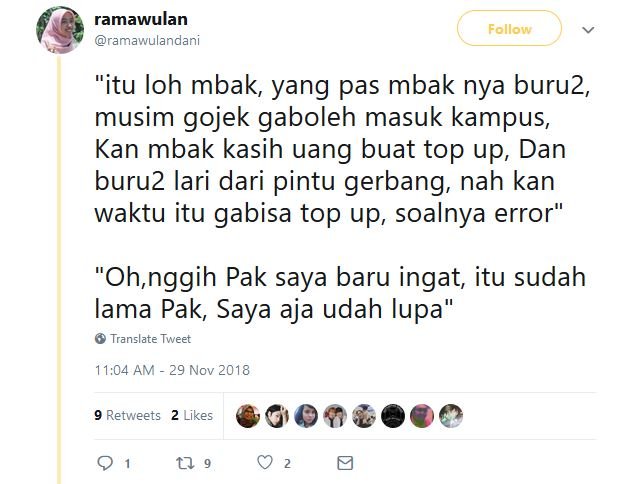 Lama Menunggu Dipertemukan Lagi dengan Penumpangnya, Cerita Driver Ojol ini Bikin Kita Ikut Bahagia