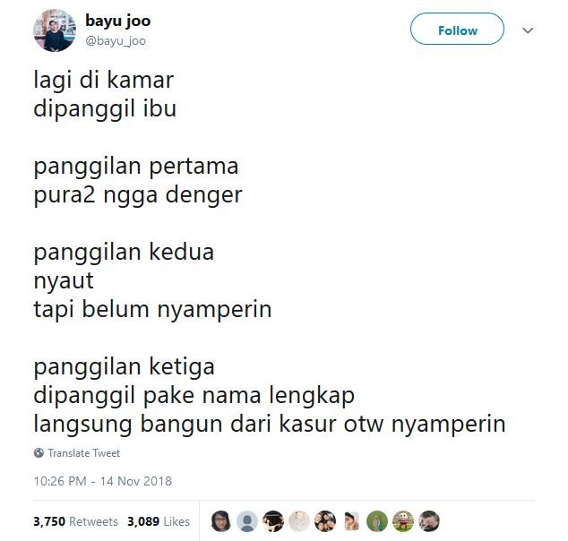 Kalau Diteriakin 15 Hal ini, Baru deh Nyamperin Emak. Kenapa Nggak Langsung Gerak sih Pas Dipanggil?